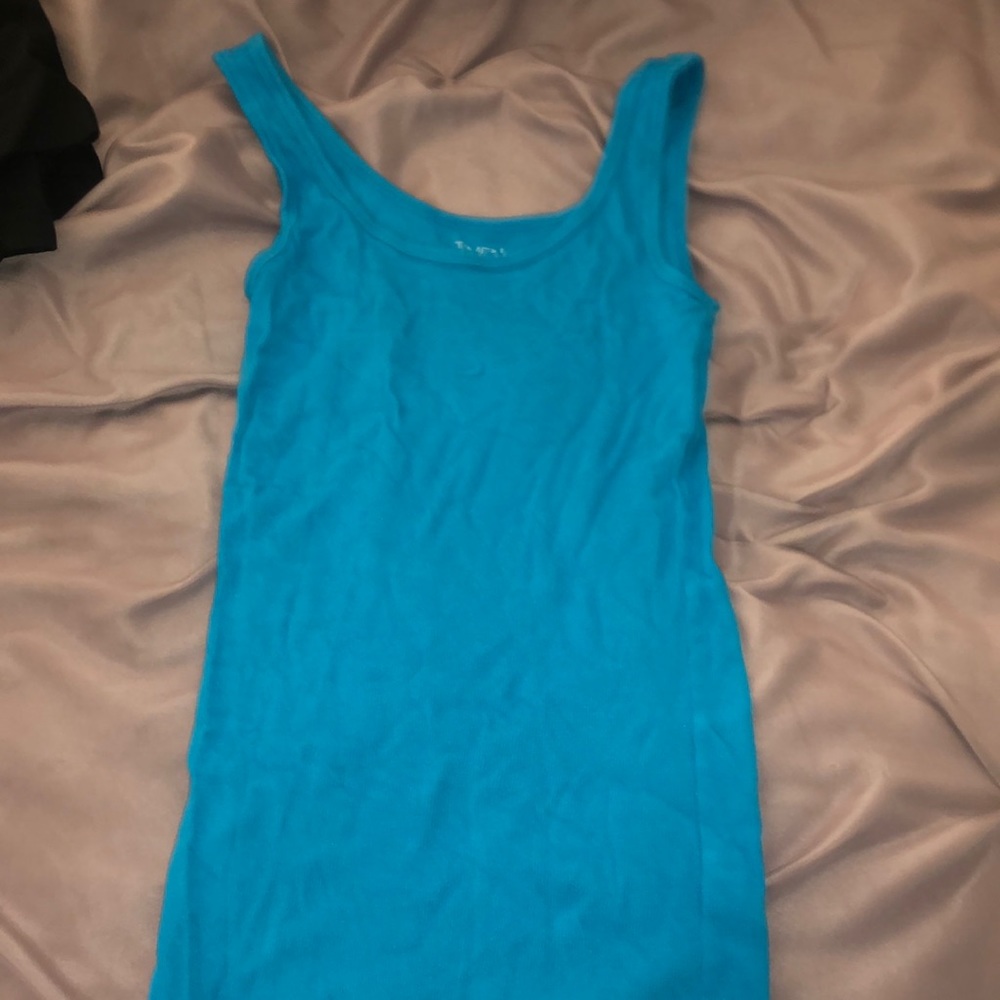 Blue tank top size XS.